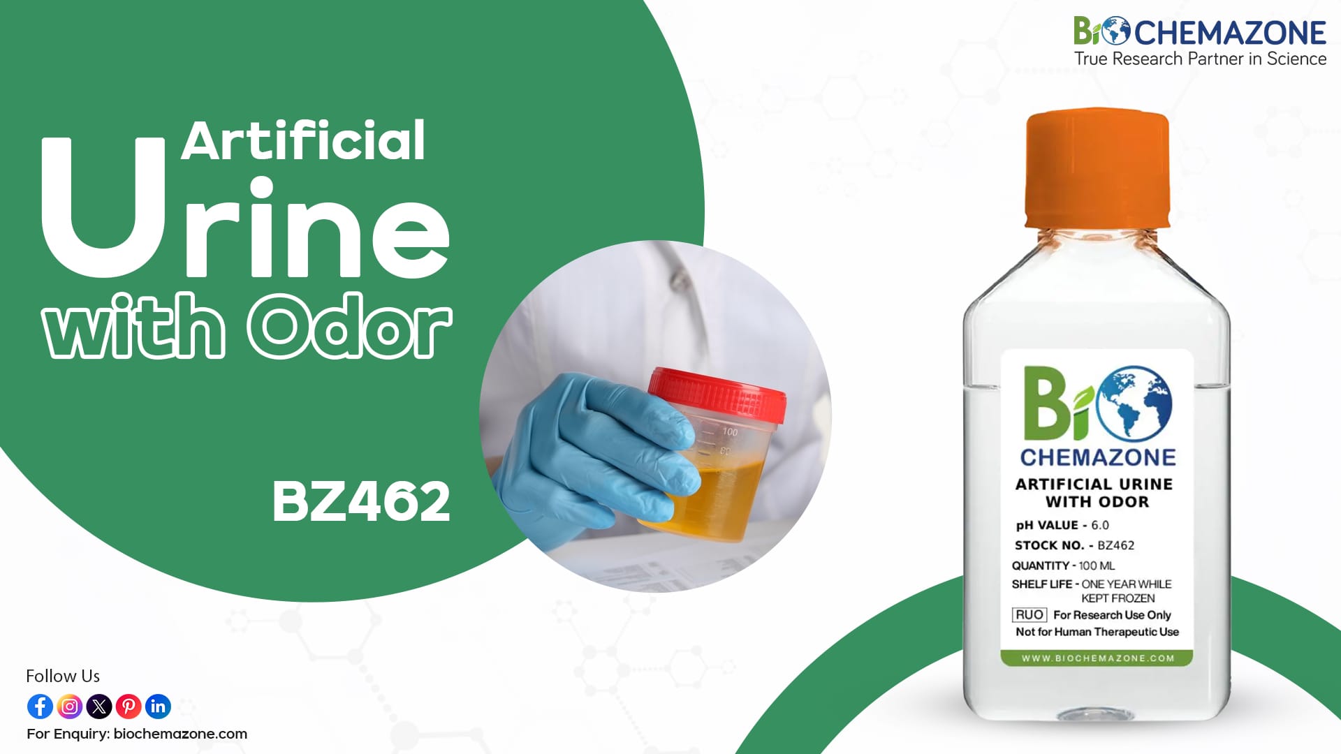Artificial Urine with Odor for Testing & Calibration 1 Artificial Urine with Odor
